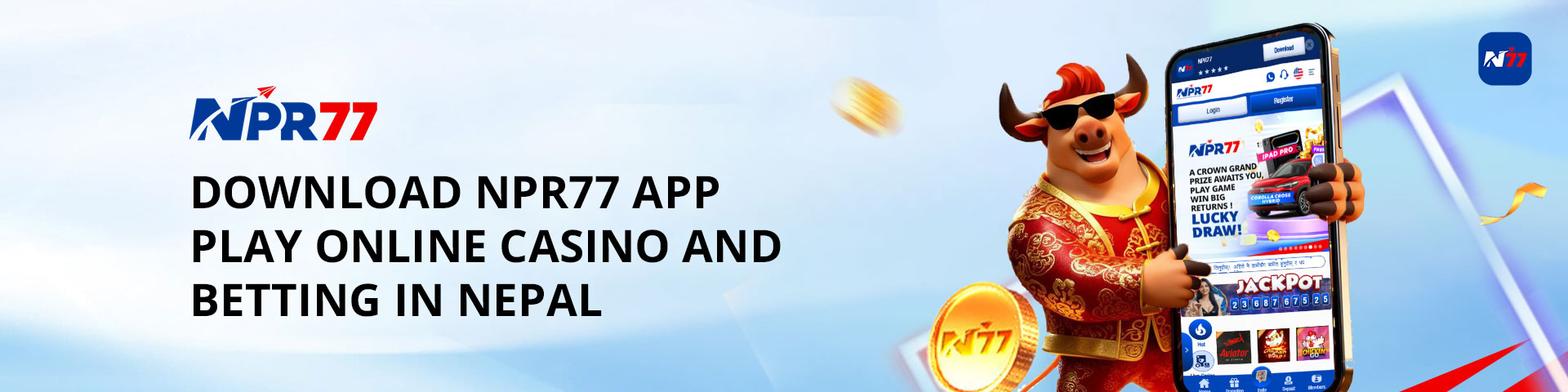Download NPR77 App – Play Online Casino Betting Nepal